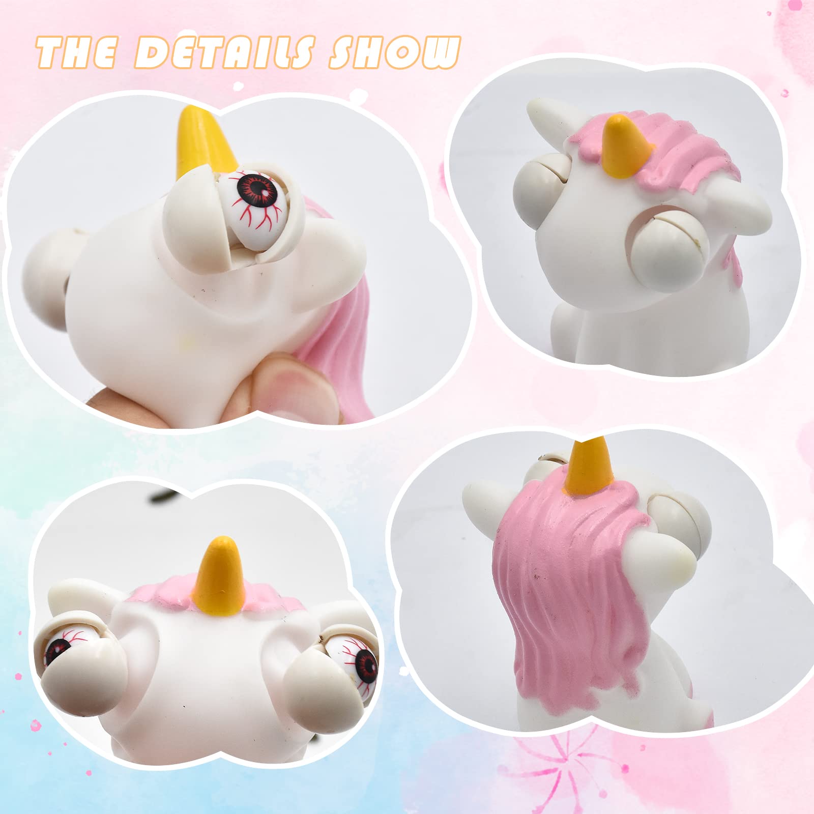 Amazon | MEIEST おもしろユニコーンスクイーズおもちゃ 3個 目